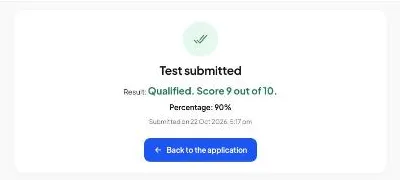 After the test, families see only what the school chose to show: the result, the score, or a note that the school will inform them.